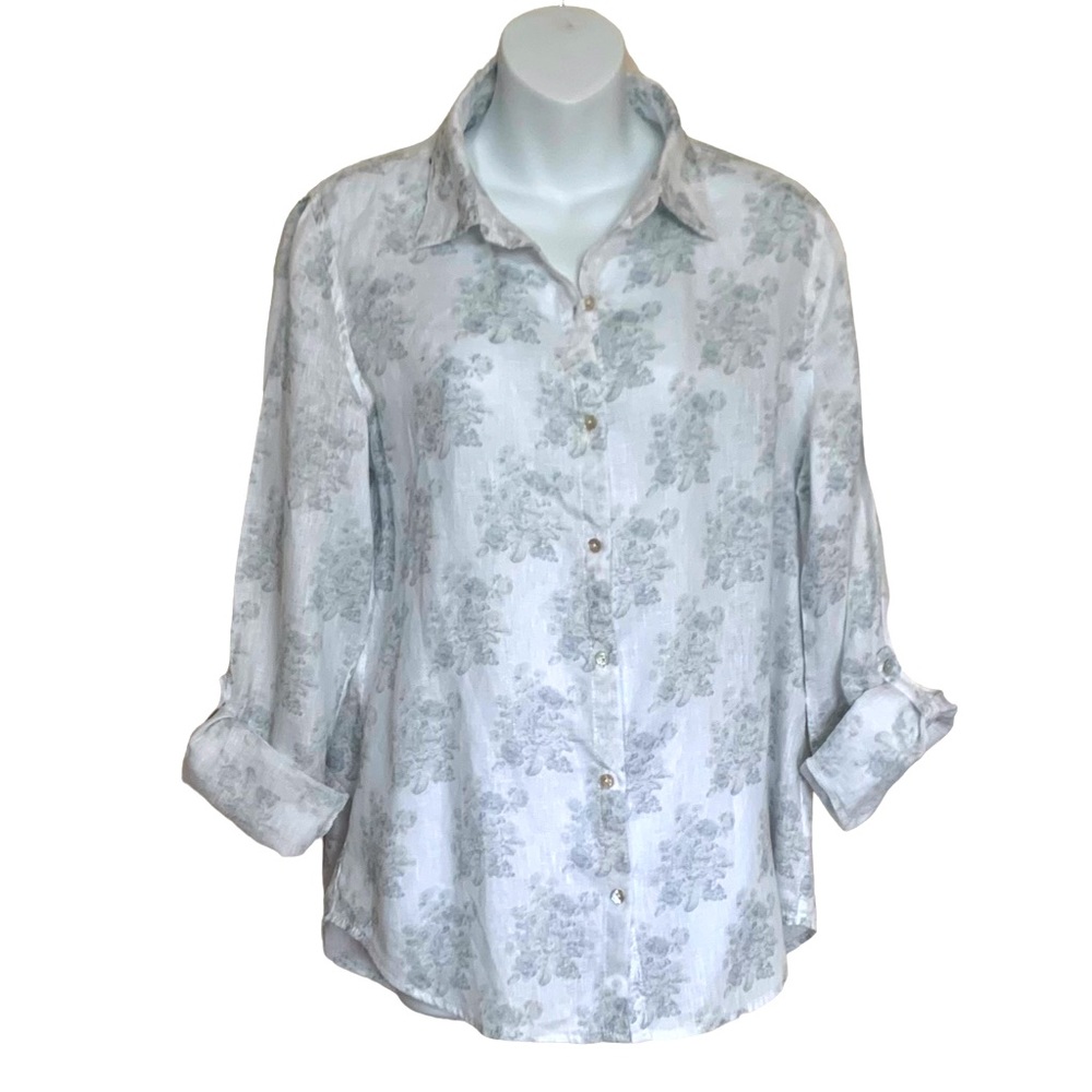 Shabby Chic Women’s Linen Shirt Size Medium